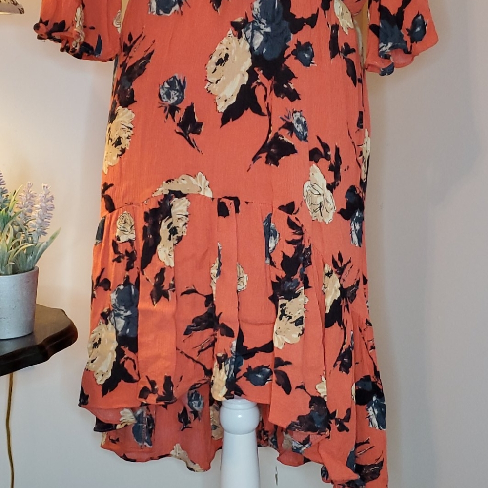 Miss Me High Low Floral Dress - Picture 3 of 5